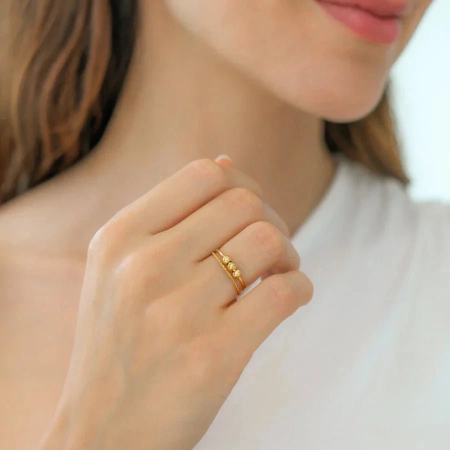 Fidget Beaded Ring